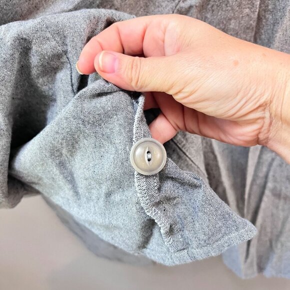 Flax By Jeanne Engelhart Gray‎ Jacket & Pants Set Womens Large - Picture 4 of 5